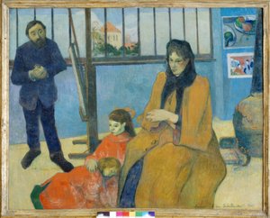 シュフェネッカーのワークショップ 作： Paul Gauguin