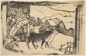 Le Calvarie Breton、1898-99。 作： Paul Gauguin