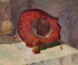 赤い帽子 作： Paul Gauguin