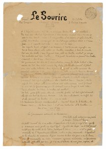 ル・スリール：ジャーナル・セリュー1899年10月13日号 作： ポール・ゴーギャン