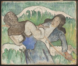 ゴエモンの漁師、1888年から90年頃 作： Paul Gauguin