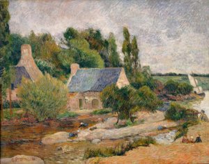 ポン＝アヴェンの洗濯婦 作： Paul Gauguin