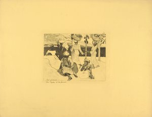 イナゴとアリ - マルティニークのお土産 作： Paul Gauguin