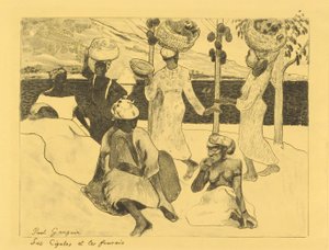 イナゴとアリ - マルティニークのお土産 作： Paul Gauguin