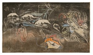ノア・ノア組曲より「宇宙は創造される 作： Paul Gauguin