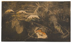 ノア・ノア組曲より「宇宙は創造される 作： Paul Gauguin