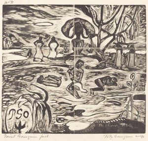 Mahana Atua (神の食べ物) 作： Paul Gauguin