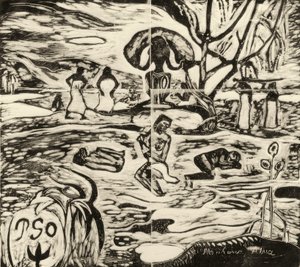 神の熱 作： Paul Gauguin