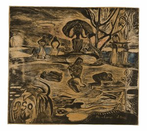 マハナ・アトゥア（神の日） 作： Paul Gauguin