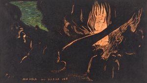 Mahna no Varua Ino The Devil Speaks, 18941895. 作： Paul Gauguin