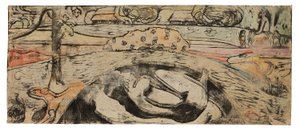 マナオ・トゥパパウ（彼女はゴーストを想う、あるいはゴーストは彼女を想う） 作： Paul Gauguin
