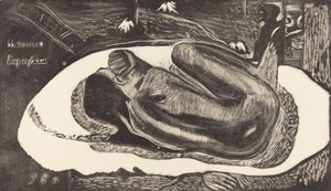 Manoa Tupapau 彼女は幽霊に悩まされている、18941895. 作： Paul Gauguin