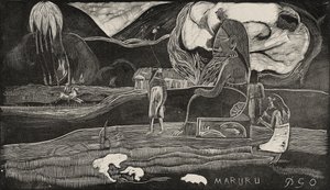 まるる（感謝の気持ちを込めたお供え物 作： Paul Gauguin