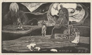 マルルありがとう、18941895。 作： Paul Gauguin