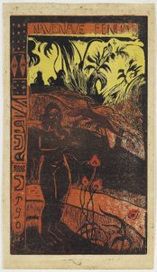 NoaNoaシリーズのNaveNave Fenua 作： Paul Gauguin