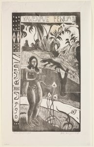 Nave Nave Fenua、シリーズ「ノアノア」より 作： Paul Gauguin