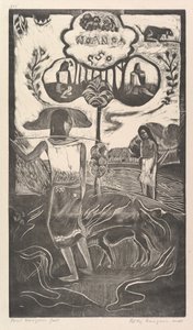 ノア、1893-94年。 作： Paul Gauguin