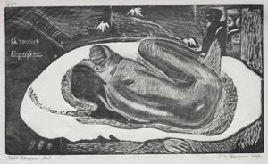 ノア・ノア：マナオ・ユパパウ（精霊に見守られる） 作： Paul Gauguin