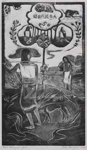 ノアノア：ノアノアの香りのよい香り、1893-94年。 作： Paul Gauguin