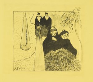 アルルの老婦人、1889年 作： Paul Gauguin