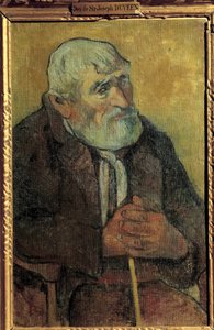 棒を持った老人 ポール・ゴーギャン（1848-1903）作 1890年 作： Paul Gauguin
