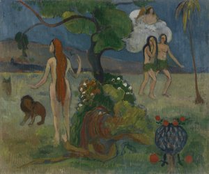 パラダイスロスト、1890年頃（キャンバスに油彩） 作： Paul Gauguin