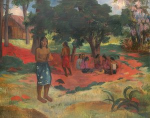 パラオパラオ（ささやき言葉）。 1892 作： Paul Gauguin