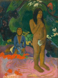 悪魔の言葉、1892 年。 作： Paul Gauguin