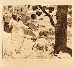 パストラルマルティニーク 作： Paul Gauguin