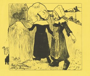 ブルターニュの楽しみ (Joies de Bretagne) 作： Paul Gauguin