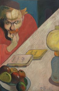Jacob Meyer de Haanの肖像。 1889 作： Paul Gauguin