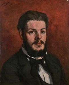 クロードアントワーヌチャールズファーヴルの肖像、1877年。 作： Paul Gauguin