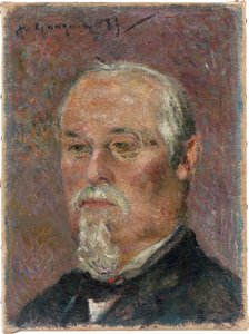 フィリベール・ファーブルの肖像、1885年。 作： Paul Gauguin