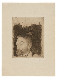 ステファン・マラルメの肖像 作： Paul Gauguin