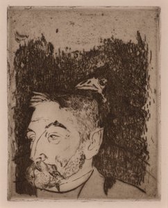 Sat?fane Mallarmの肖像? 作： Paul Gauguin