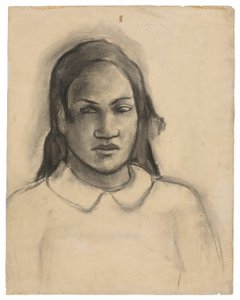 テハマナの肖像 作： Paul Gauguin