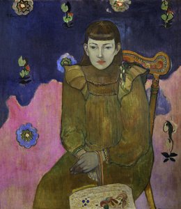 Vaiite Jeanne Goupilの肖像、1896年 作： Paul Gauguin