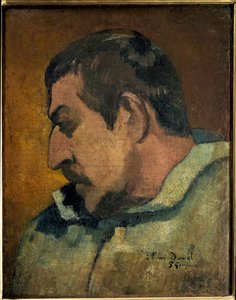 アーティストの肖像（油彩・キャンバス 作： Paul Gauguin