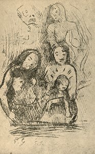 宗教的な幻想、1936 作： Paul Gauguin
