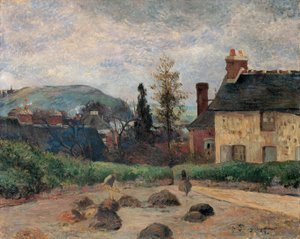 収穫からの帰還、1884 作： Paul Gauguin