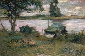 河岸 作： Paul Gauguin
