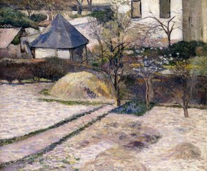 ルーアン風景、1884年 作： Paul Gauguin