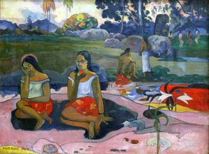 「聖なる春：甘い夢の身廊 身廊萌え」、1894年 作： Paul Gauguin