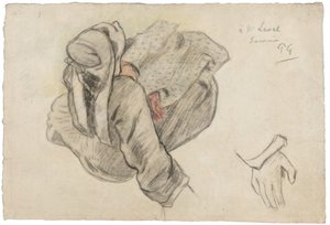 座っているブルトンの女性、1886 作： Paul Gauguin
