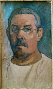 自画像 作： Paul Gauguin