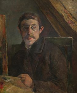 自画像 作： Paul Gauguin