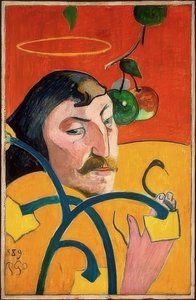 自画像 作： Paul Gauguin