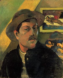 自画像 作： Paul Gauguin