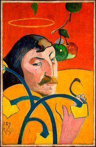自画像 作： Paul Gauguin