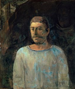 自画像、1896 作： Paul Gauguin